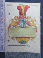 FAMILIENWAPPEN " GUSSET ÜTENDORF BE " KARTE 15X10cm