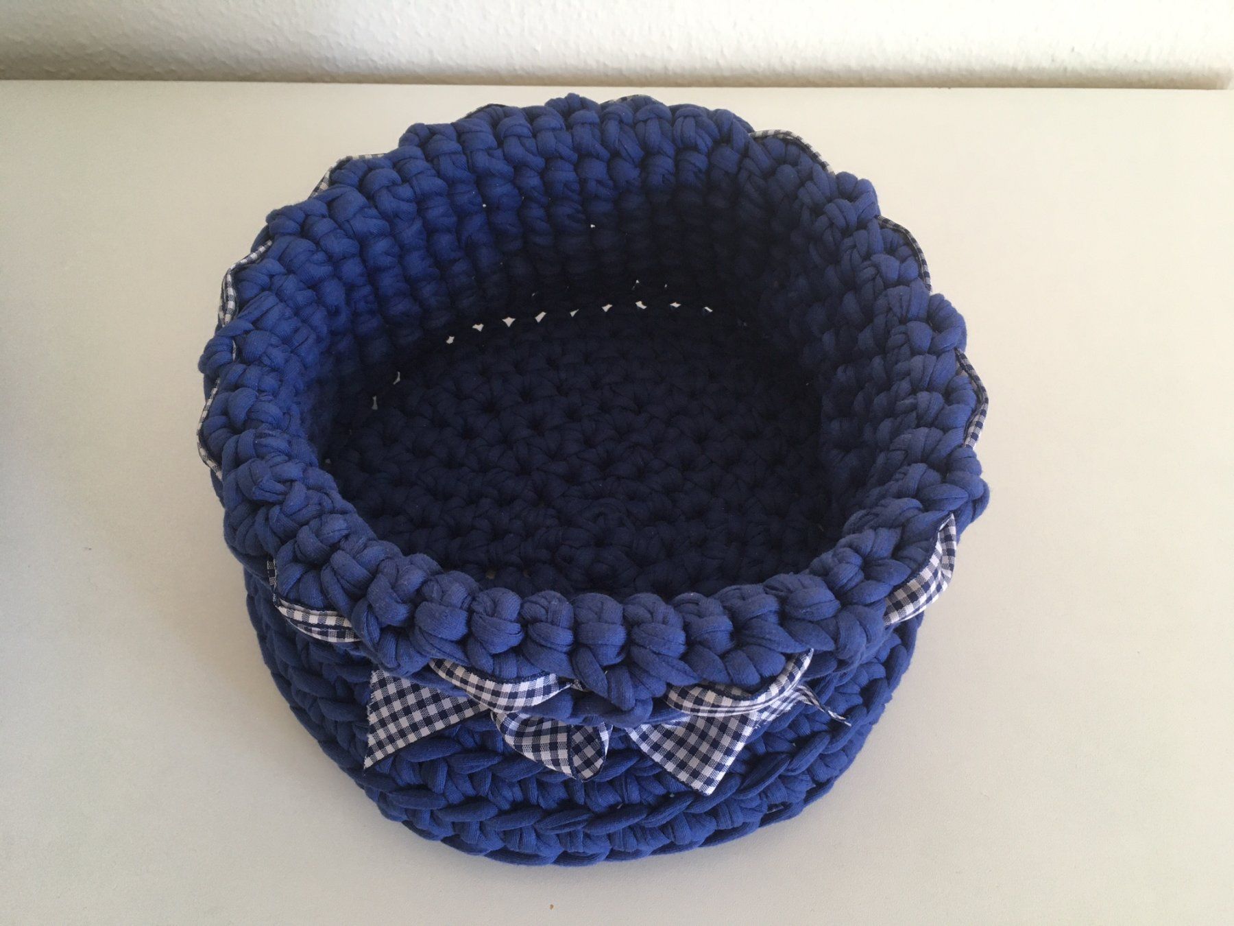 Altro per la casa: Dekorativer Textilkorb in marineblau_handmade – Nuovo (secondo la descrizione) da Brugg AG venduto da Biomaga 1