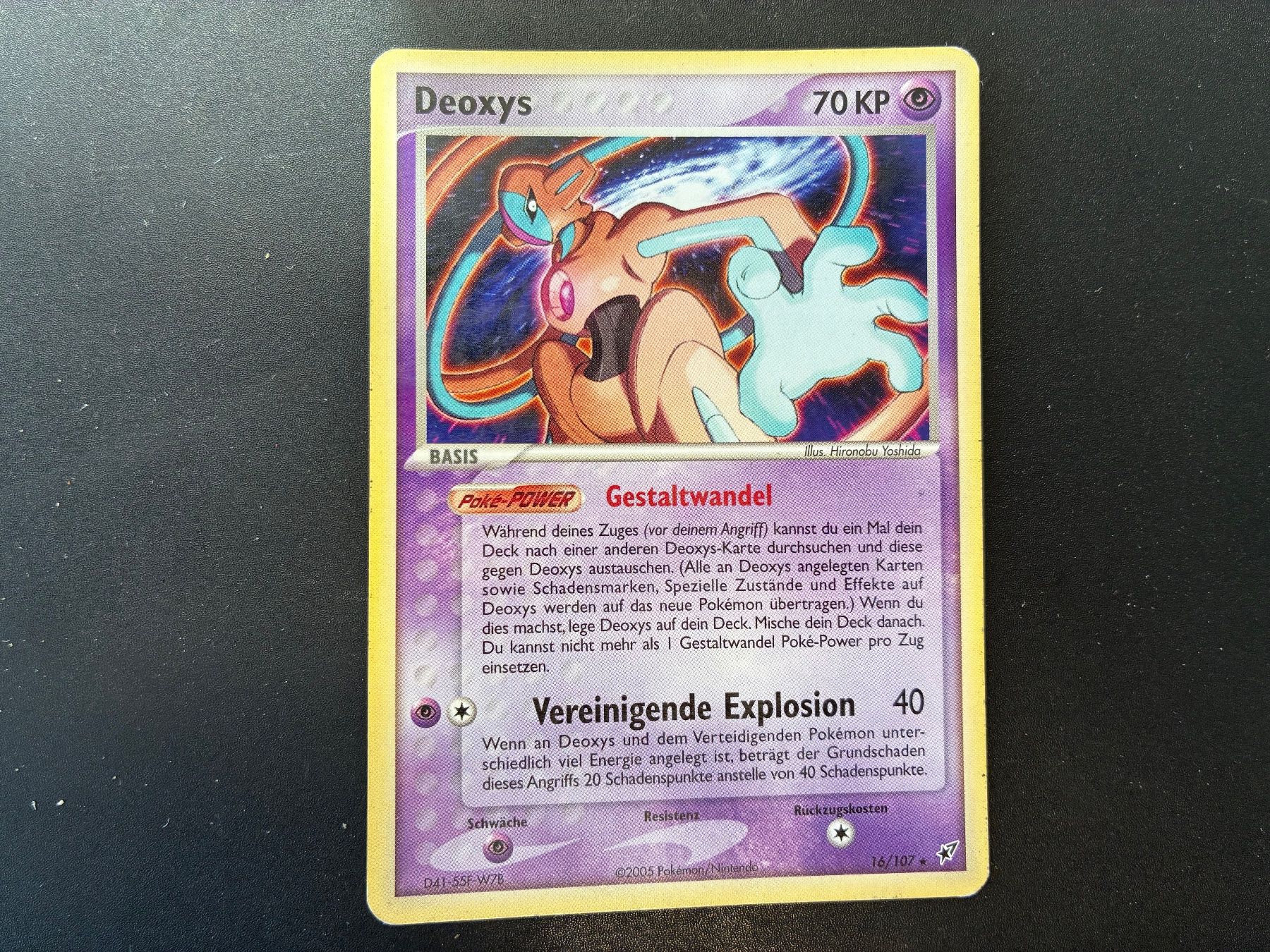 Pokémon Carte collezionabili: Deoxys - 16/107 - Deoxys EX - de – Nuovo (secondo la descrizione) da Hütten venduto da yve_tf69