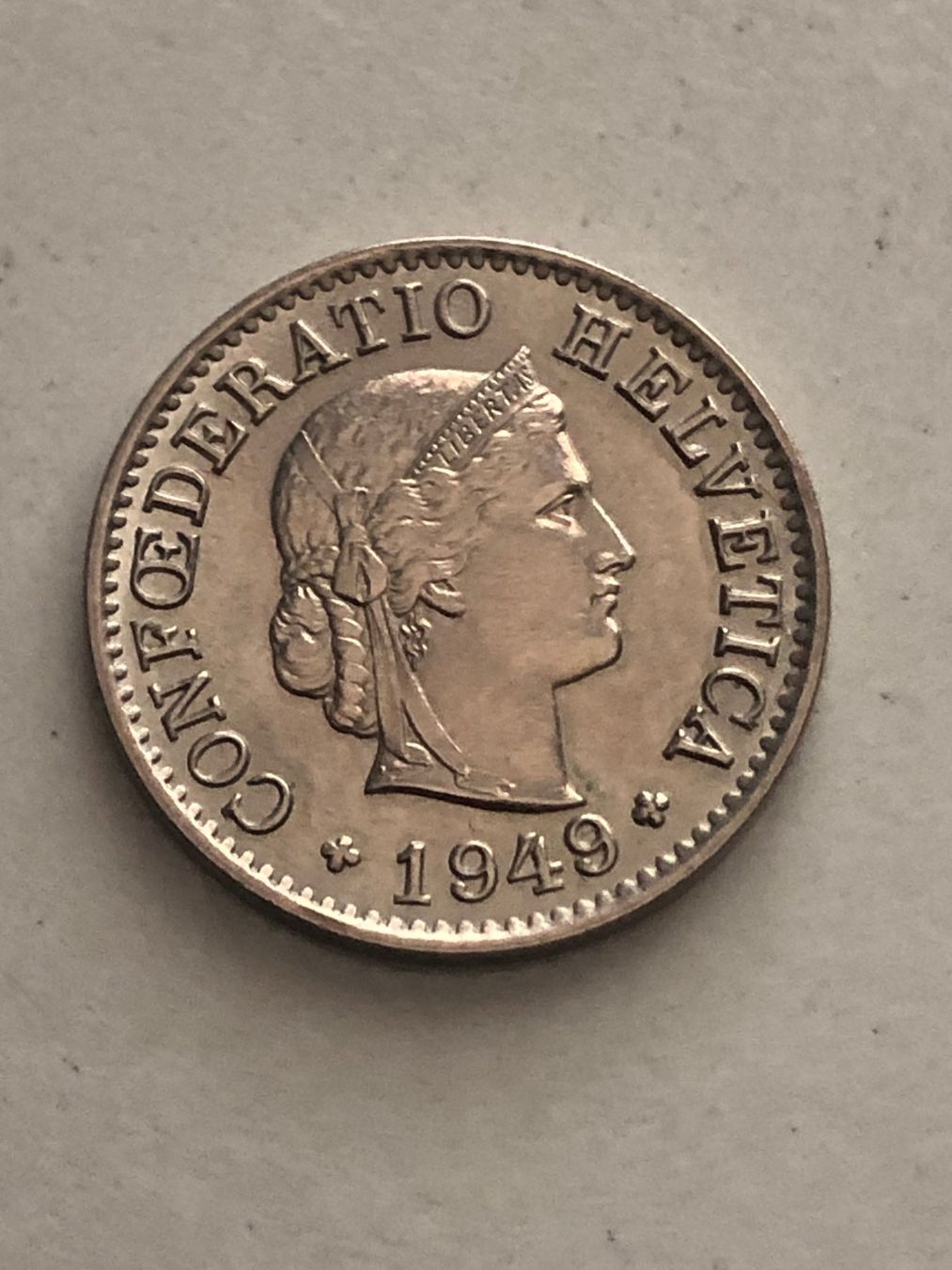Tutti le monete: 5 Rp. 1949 unz. – Usato da Schötz venduto da Odpa