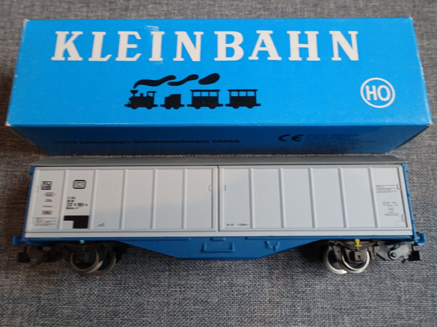 Kleinbahn Modellini di ferrovie: KLEINBAHN No. 316 DB Schiebebandwagen, HO – Usato da Wallbach venduto da Sarrows 1