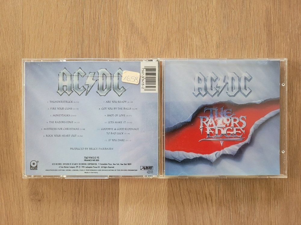 CD AC/DC - The Razors Edge - Remastered, 1990 (Gebraucht) in für CHF 1 ...