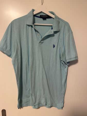 Herren Polo Shirt US Polo Assn. hellblau Grösse M