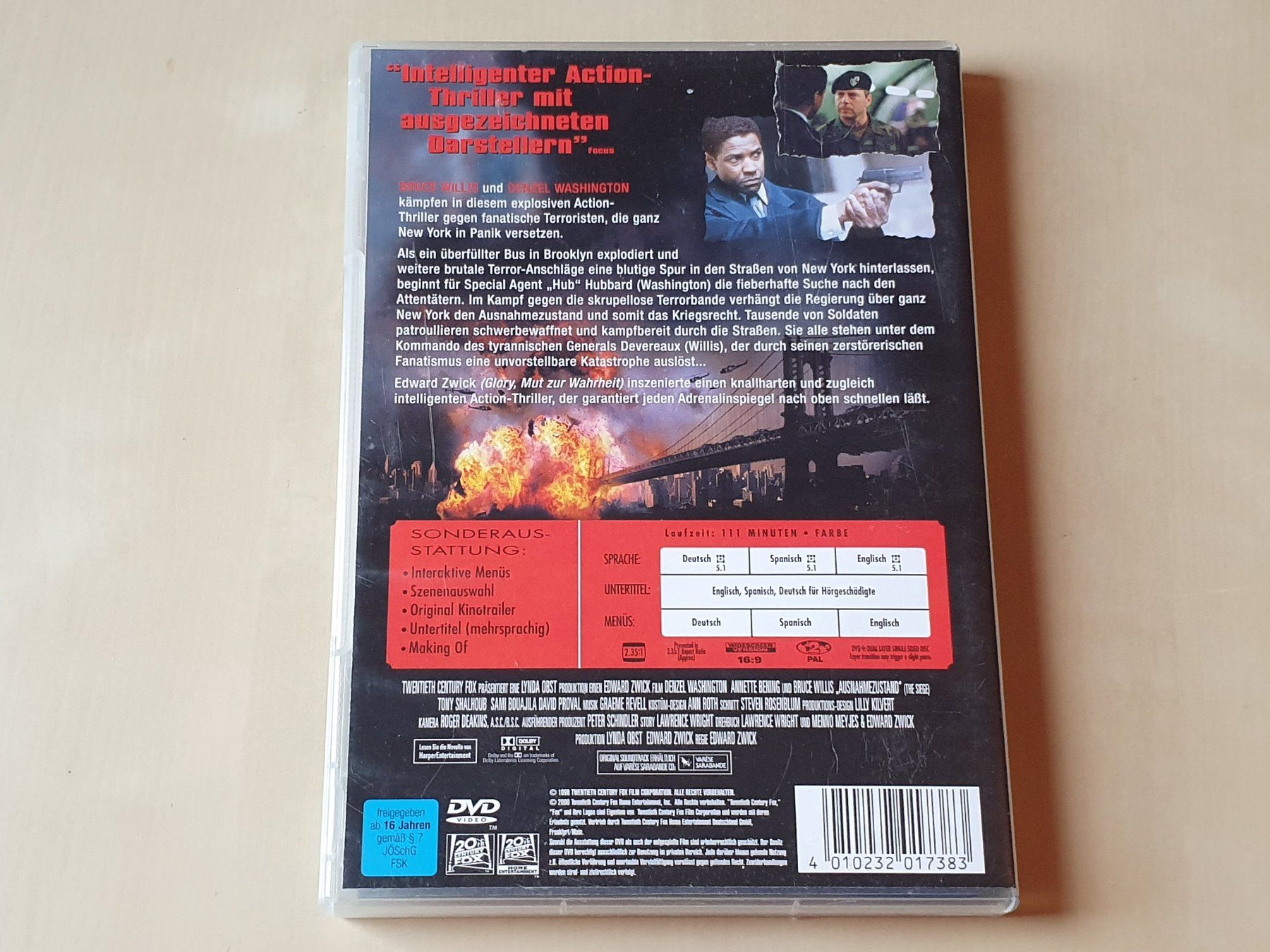 Tutti i DVDs: Ausnahmezustand – Usato da Stansstad venduto da collectorsshop 1