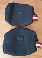 2 Bally Kulturbeutel schwarz Stoff guter Zustand