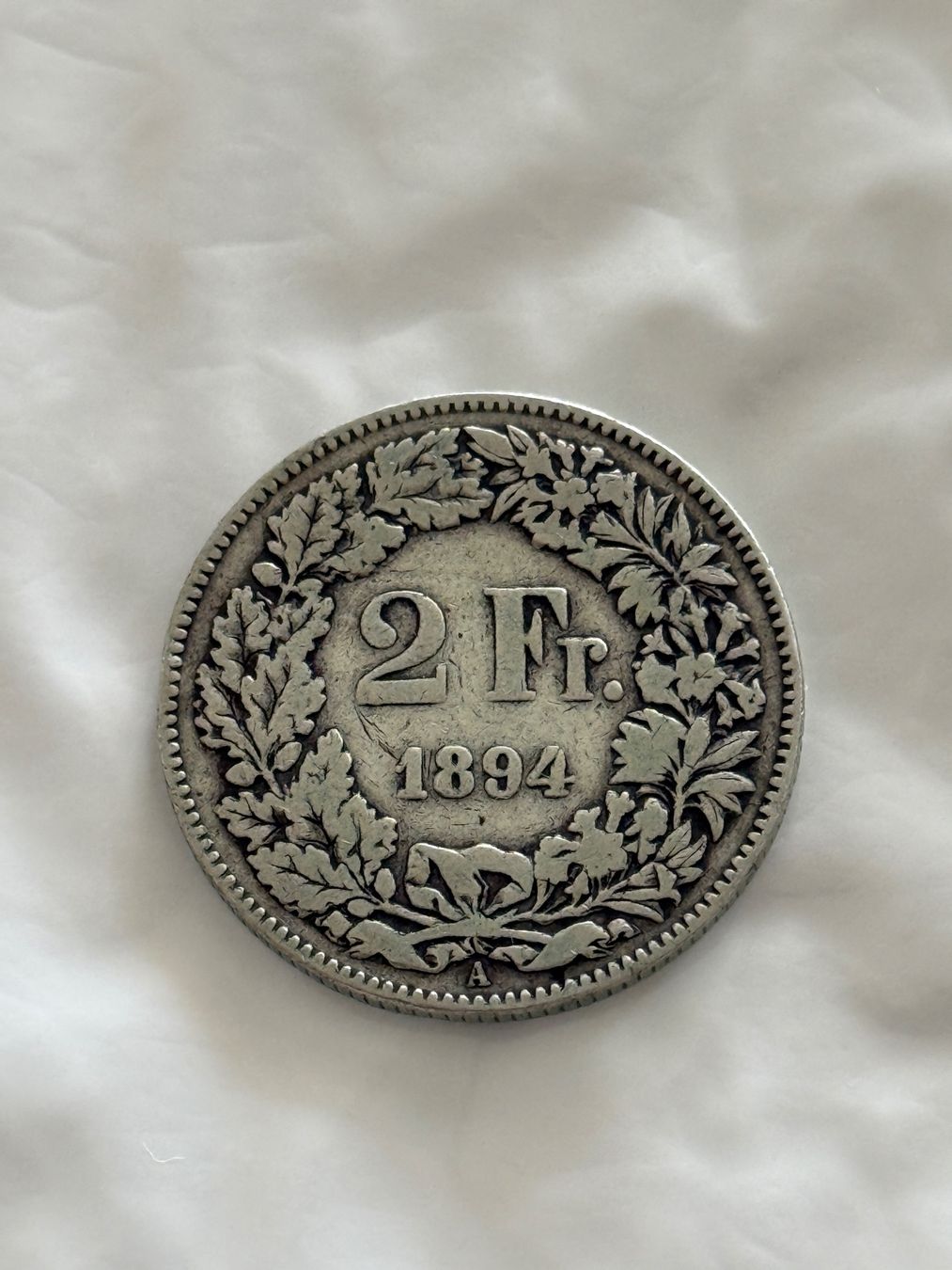 Tutti le monete: 2 Franken 1894  Rar – Usato da Wallisellen venduto da SWISS_SILVER1