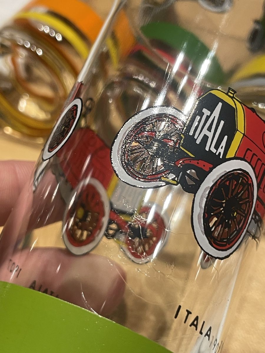 Bicchieri: 7x Vintage Gläser Oldtimer – Usato da Niederwangen BE venduto da m_s13 2