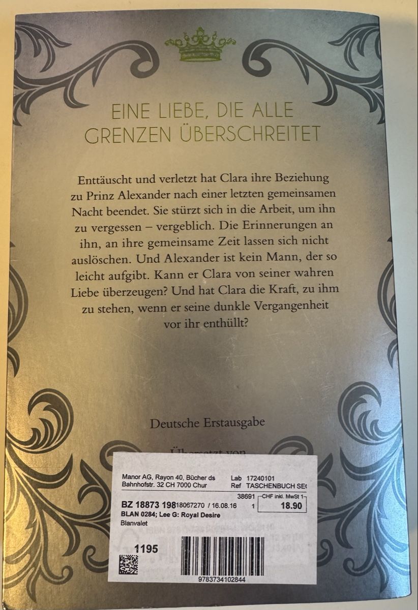 Bücher: Royal Passion & Royal Desire – Gebraucht aus Schmerikon von mish98 3