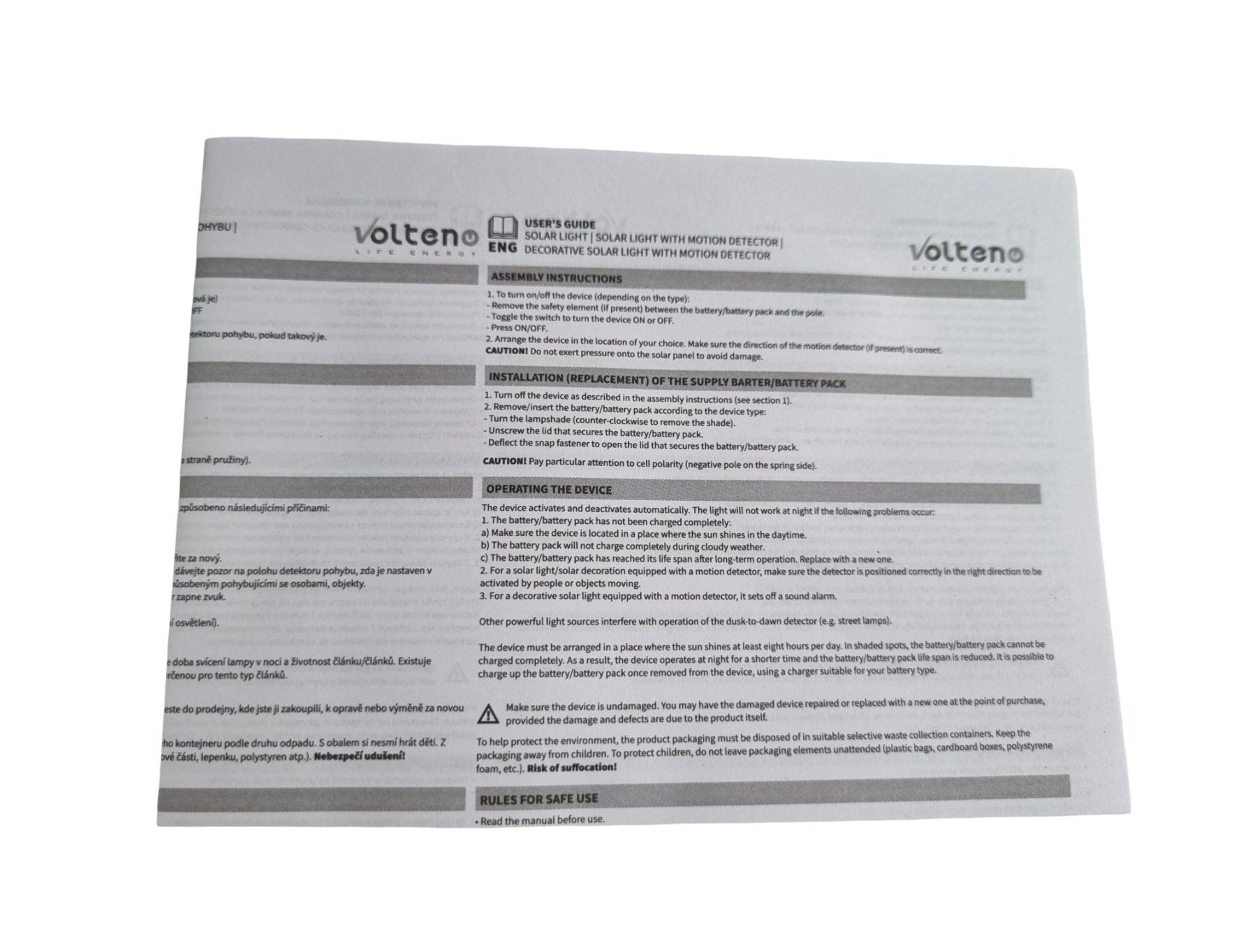 Lampes: VOLTENO Solarlampe – Neuf (Voir description) à Wangen b. Olten par Restwert_Wangen 6