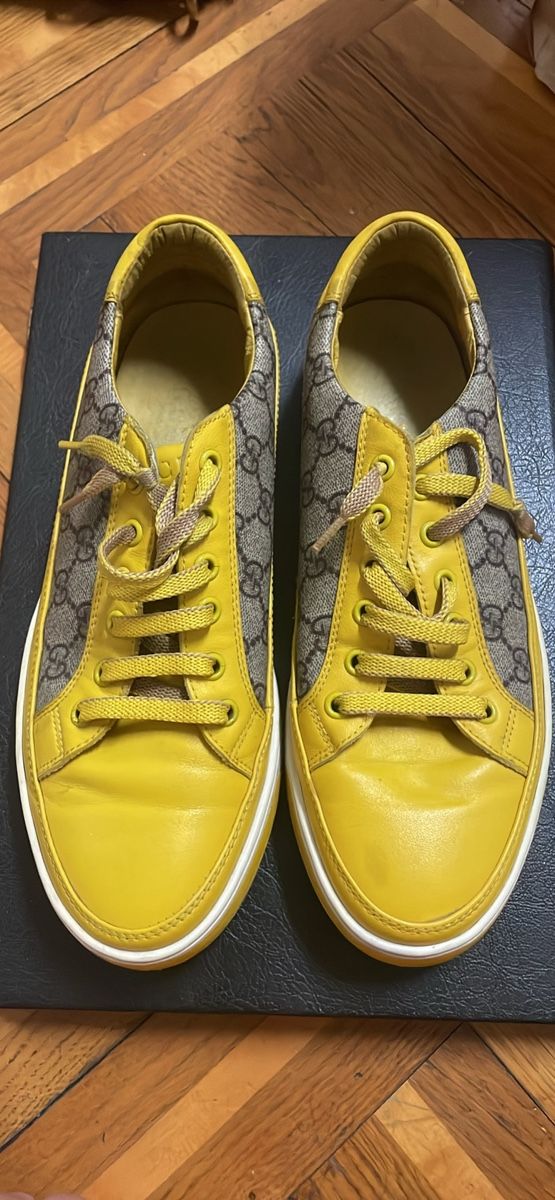 Scarpe da uomo: Baskets Cuir Gucci – Usato da Montreux venduto da Pipo7878