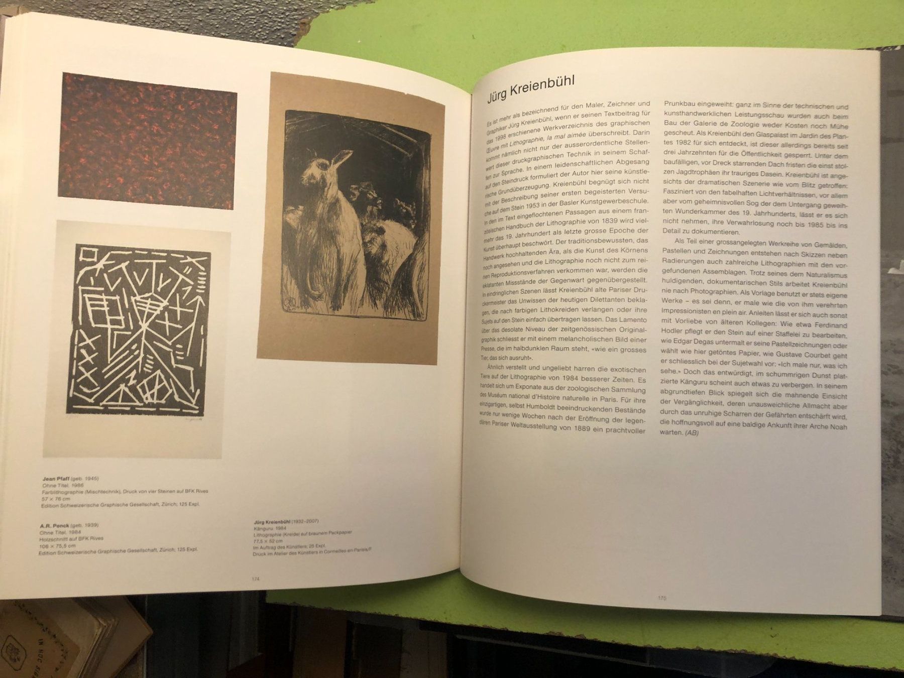 Libri: Bernard Fassbind: Kunst der Lithographie. – Usato da Zürich venduto da allp 9