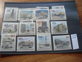 Satz Dt Bundespost Berlin *, bis 1.10 Mark
