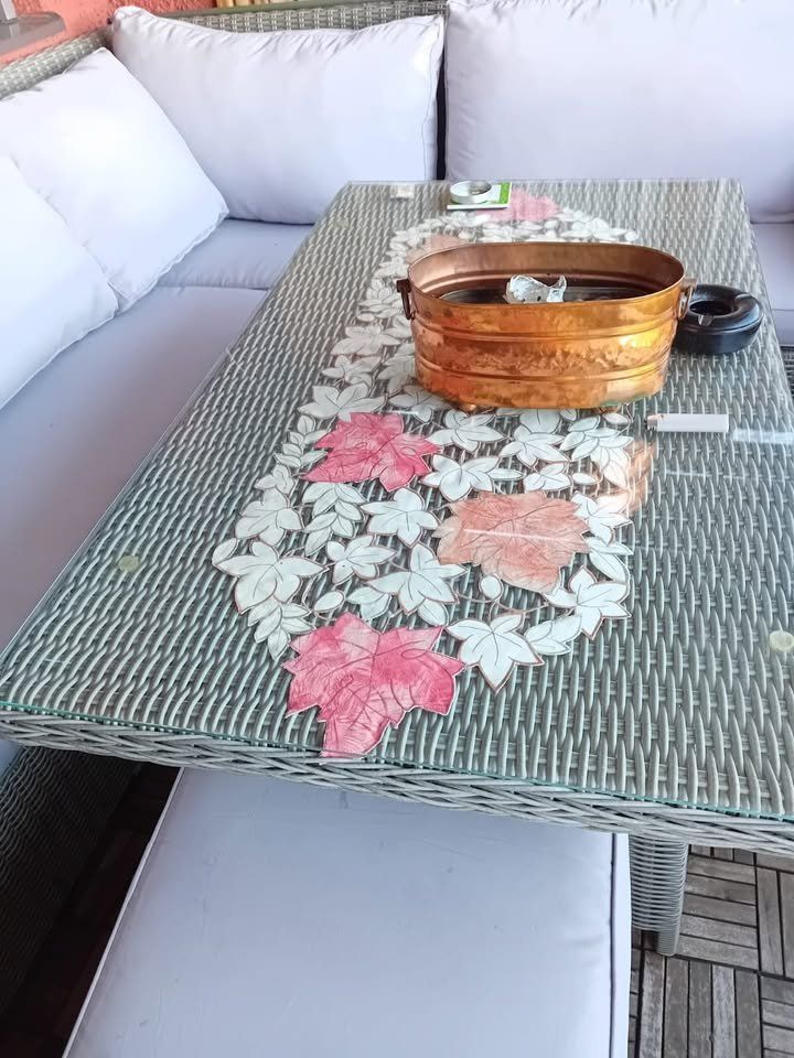 Tischset: Garten Balkon Möbel BOBO lounge Rattan Set – Gebraucht aus St.Gallen von Viki3 2