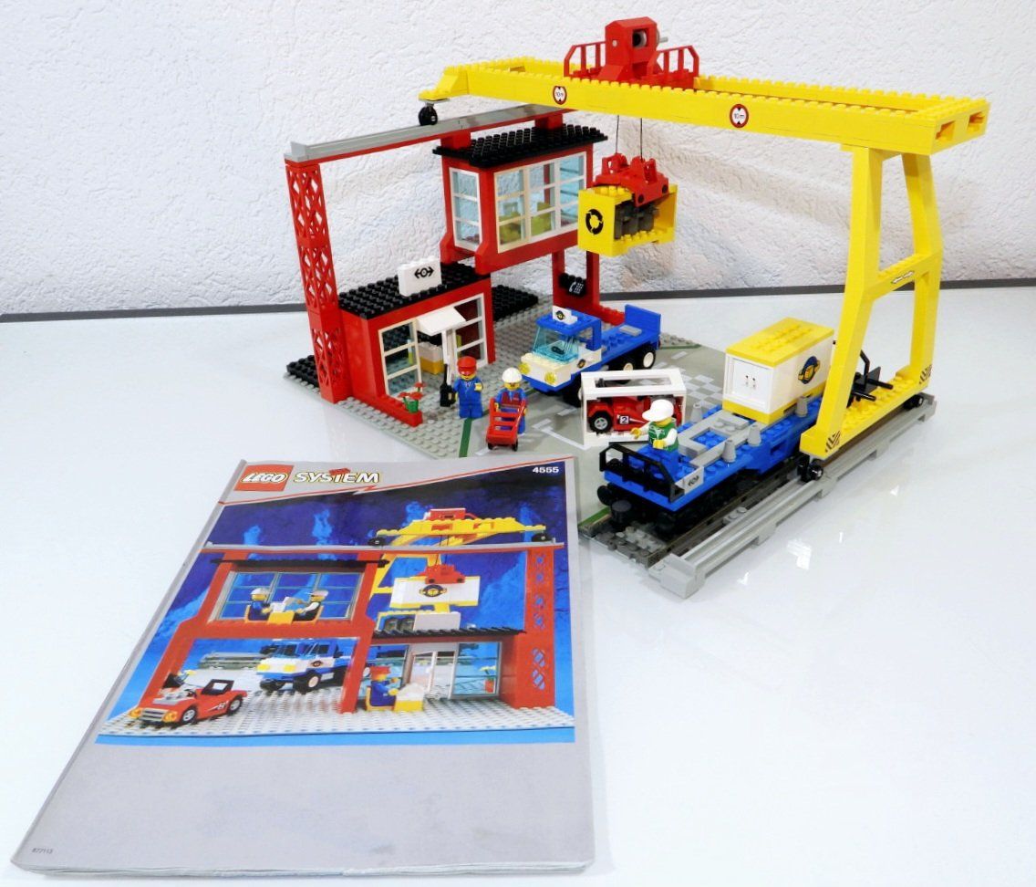 Lego Baukästen: LEGO 9 VOLT EISENBAHN 4555 VERLADESTATION MIT WAGON – Gebraucht aus Turbenthal von Ddanuh 3