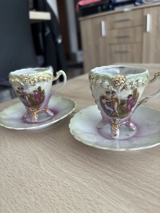 Set 2 Tazzine Caffè VLK Design – Hervit – La Bottega dei Ricordi