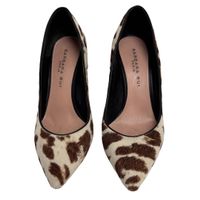 Barbara Bui Paris Pumps aus Kalbsfell mit Leoprint - 37