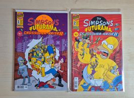 Die Simpsons-Futurama Crossover-Krise II Nr. 1 und 2
