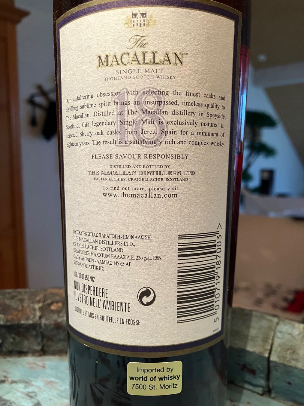 Macallan Spirituosen: Macallan 1986 18 Years Sherry – Neu und originalverpackt aus Aarwangen von concorde58 5