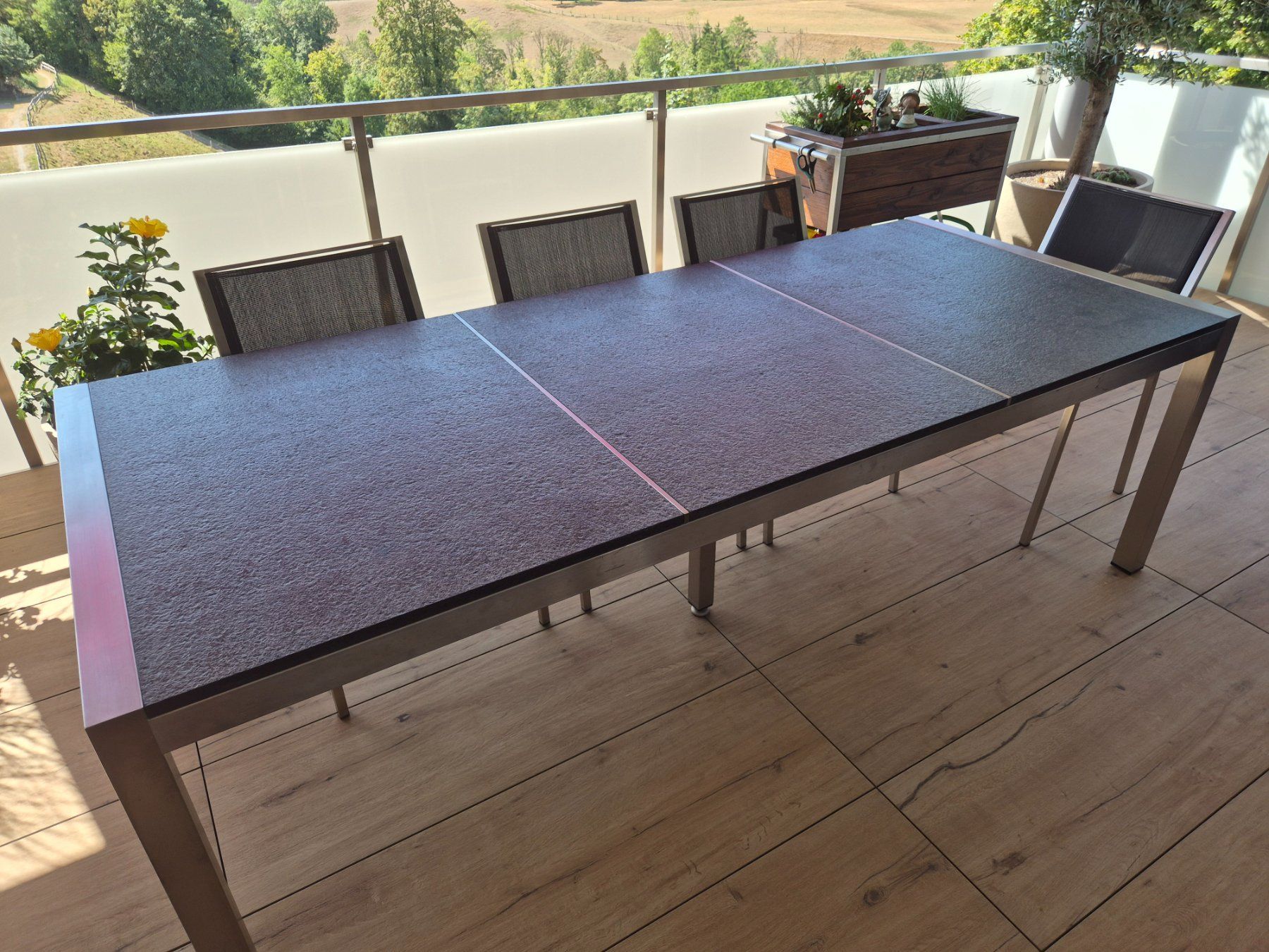 Tavoli: Edelstahl Granittisch 240cm – Usato da Lütisburg venduto da urbsus 6