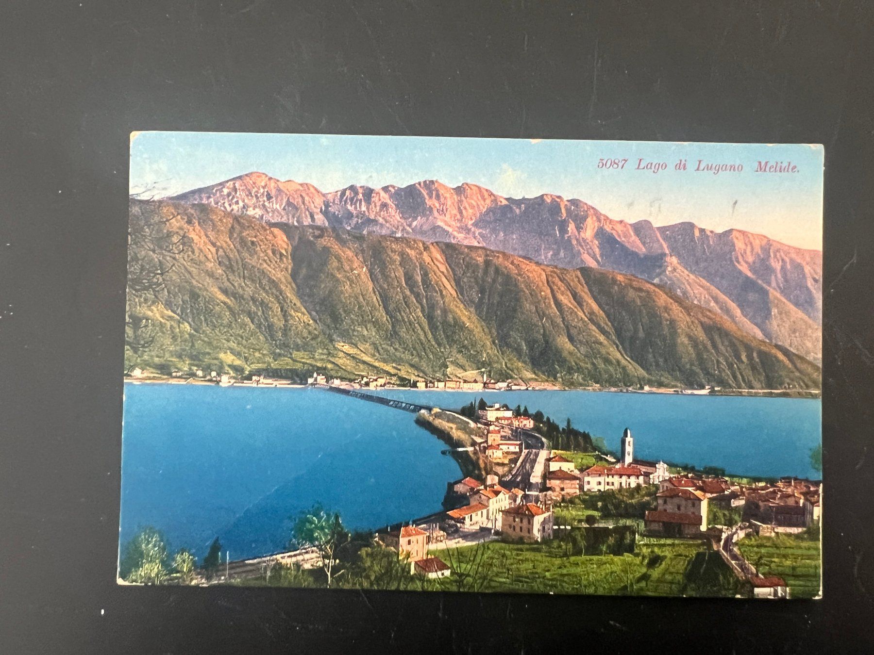 Ansichtskarten: AK   1930 Melide        (G899) – Gebraucht aus Hinwil von Sidi4