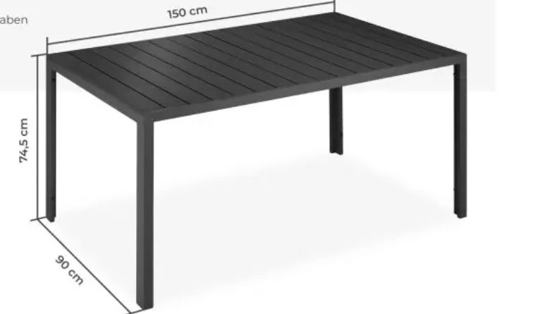 Tables: Gartentisch Bianca – Neuf (Voir description) à Steinhausen par NextChance2 3