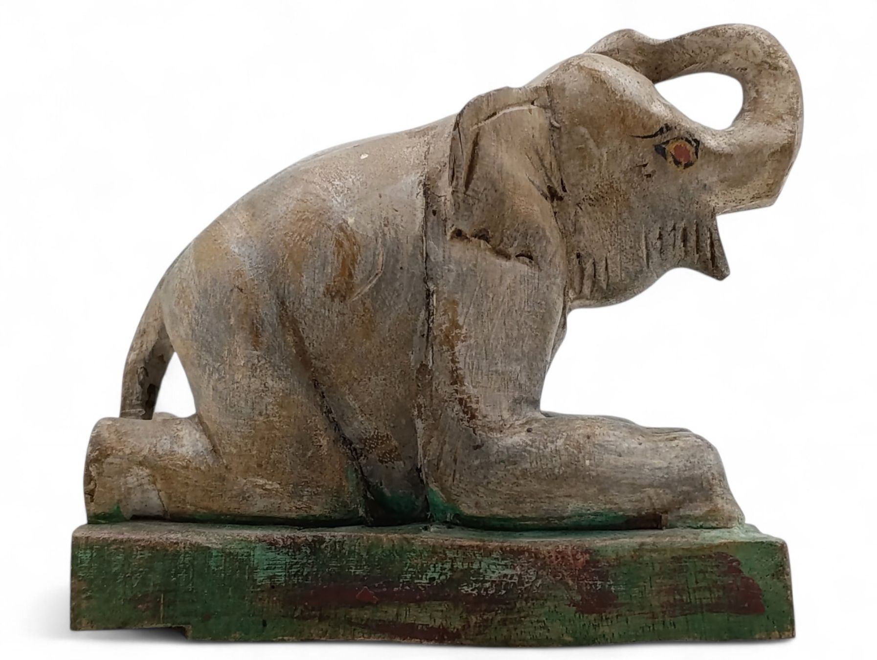 Statuette: Antike Indische Holzfigur 19 Jh. – Usato da Hochfelden venduto da Relict 3