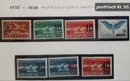 Fp12) F19-25, Aufbrauchsausgabe postfrisch Kt. 65.-