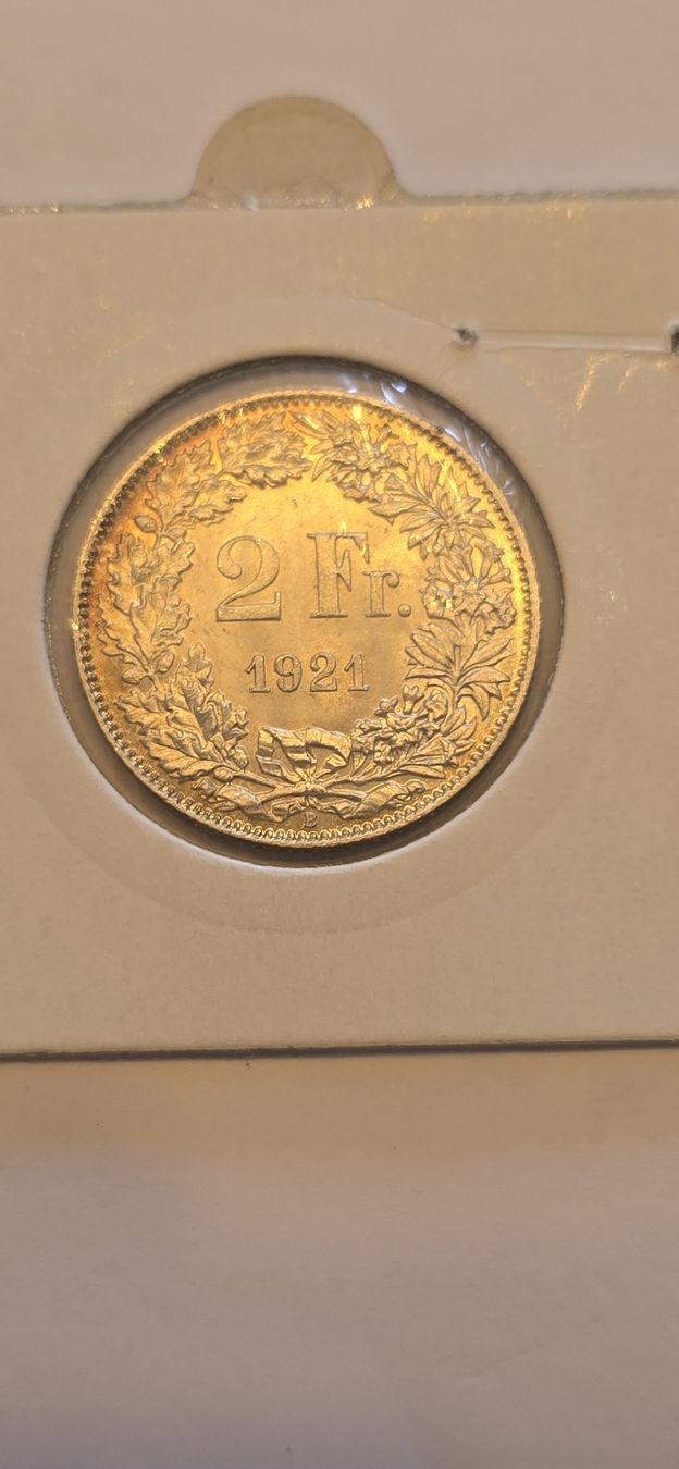 Toutes les monnaies: piece 2Chf 1921 – Neuf (Voir description) à Fribourg par yan_z5fr