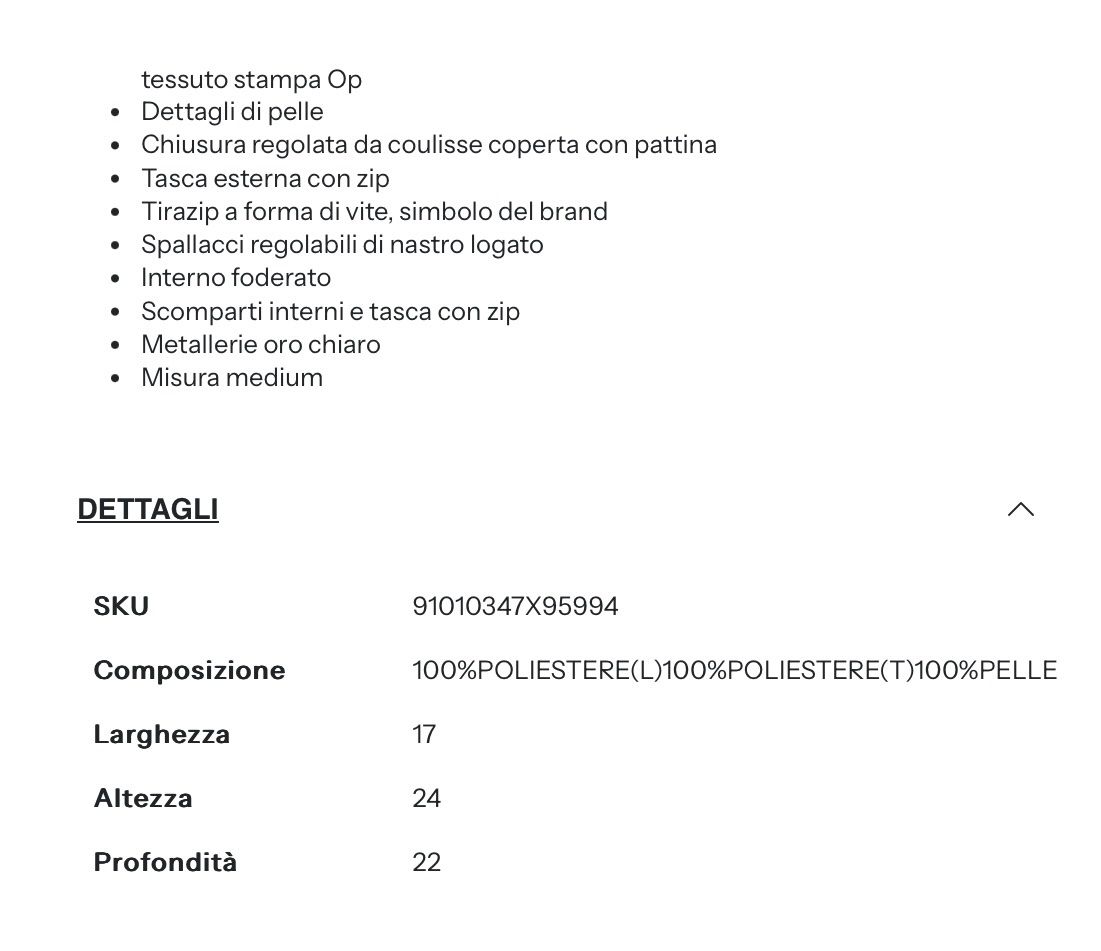 Rucksäcke: Borbonese zainetto Medium – Neu (gemäss Beschreibung) aus Breganzona von Patrizia-S 5