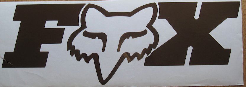 Sticker: FOX  Aufkleber Gross Formatt Farbe Weiss – Nuovo (secondo la descrizione) da Aarau venduto da Foruschweiz