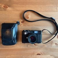 Leica CL mit Summicron 40mm, Vintage Kamera, Schwarz