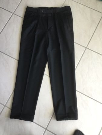 Elegante, neuwertige Hose, Schwarz, Gr. 50, von Loden Frey