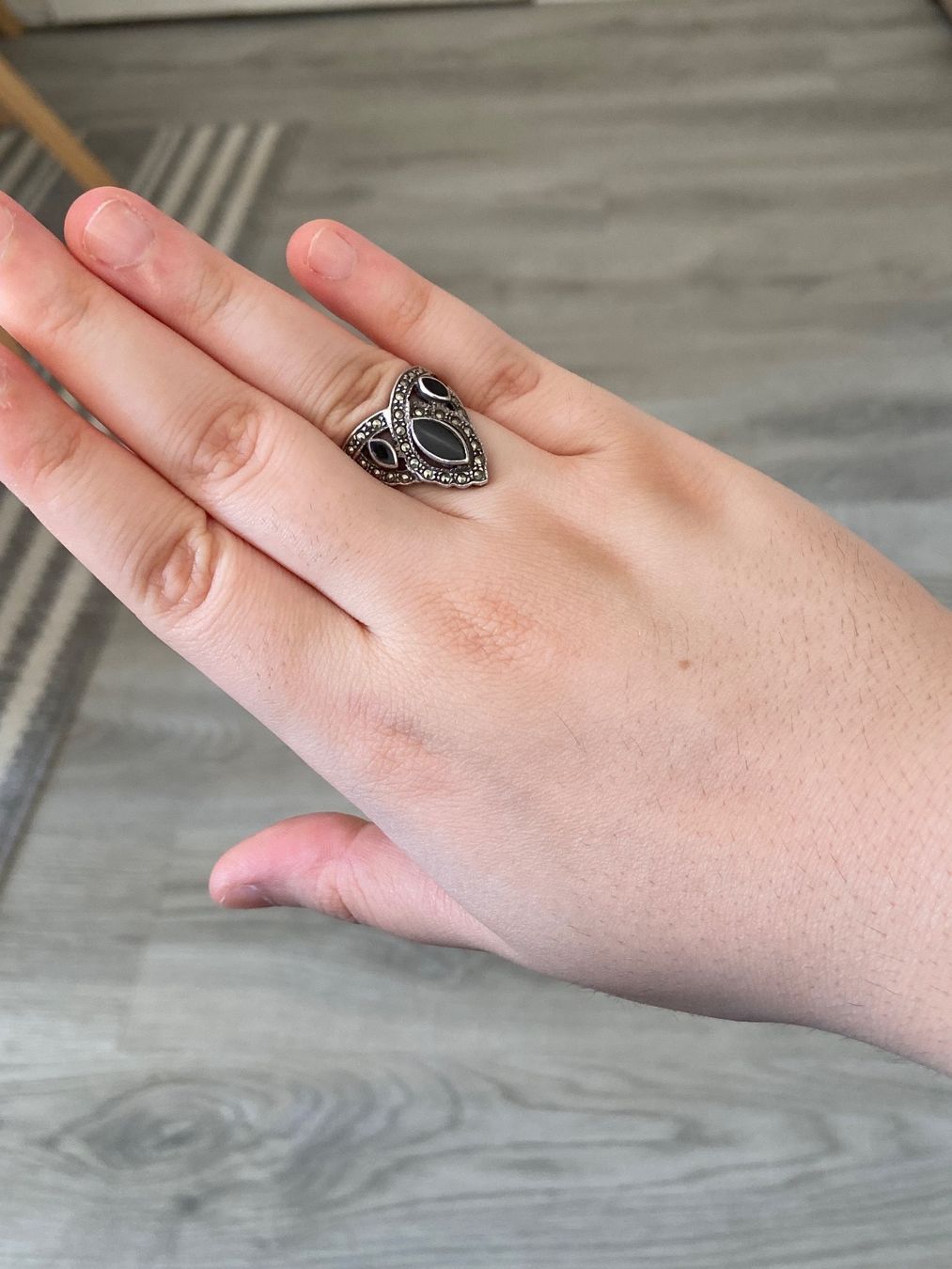 Anelli: Bague en argent taille 55 – Usato da Montreux venduto da Perledor 3