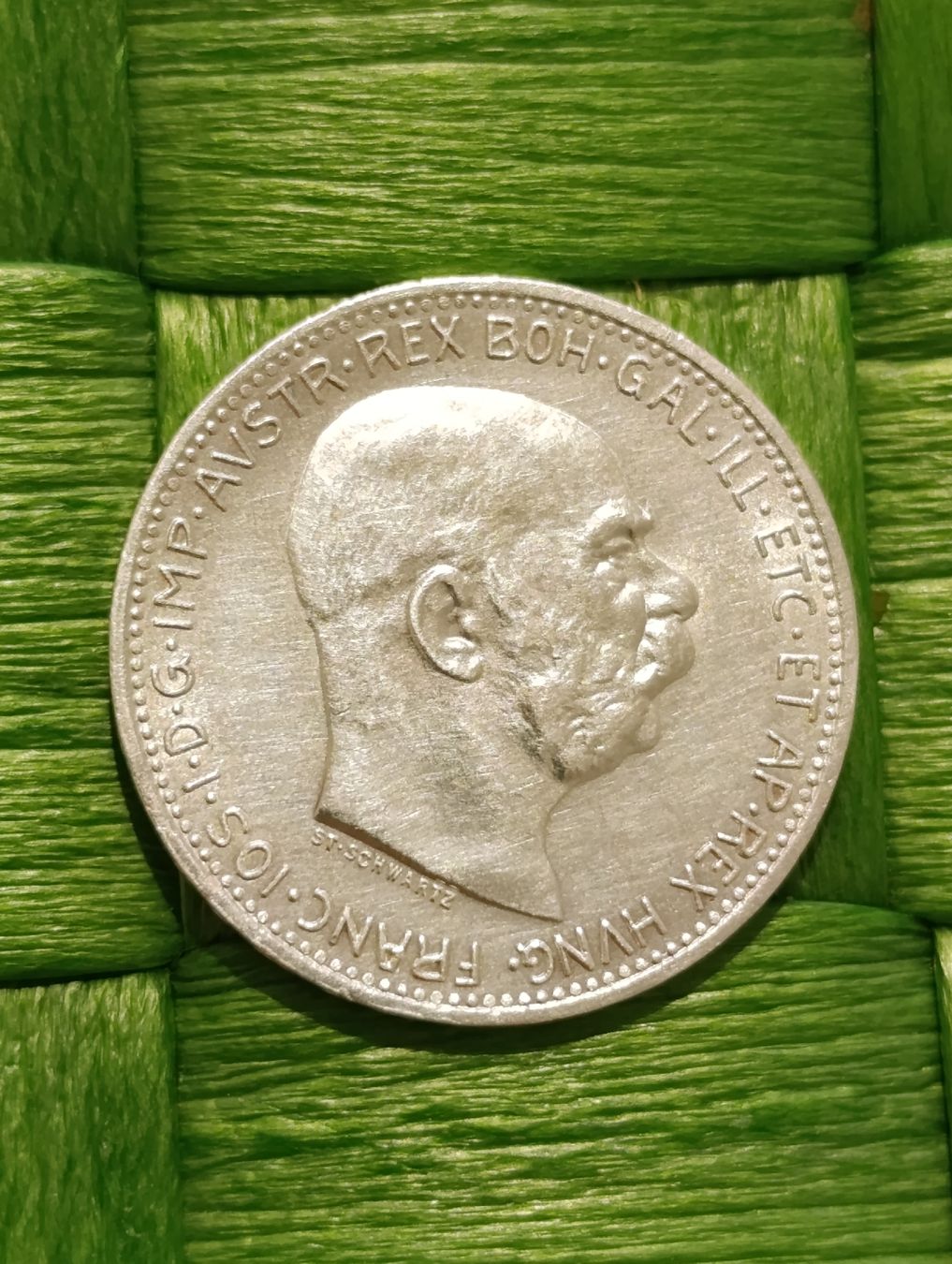 Alle Münzen: 1 Krone - 1914/Silber/. – Gebraucht aus Luzern von sse_hph5