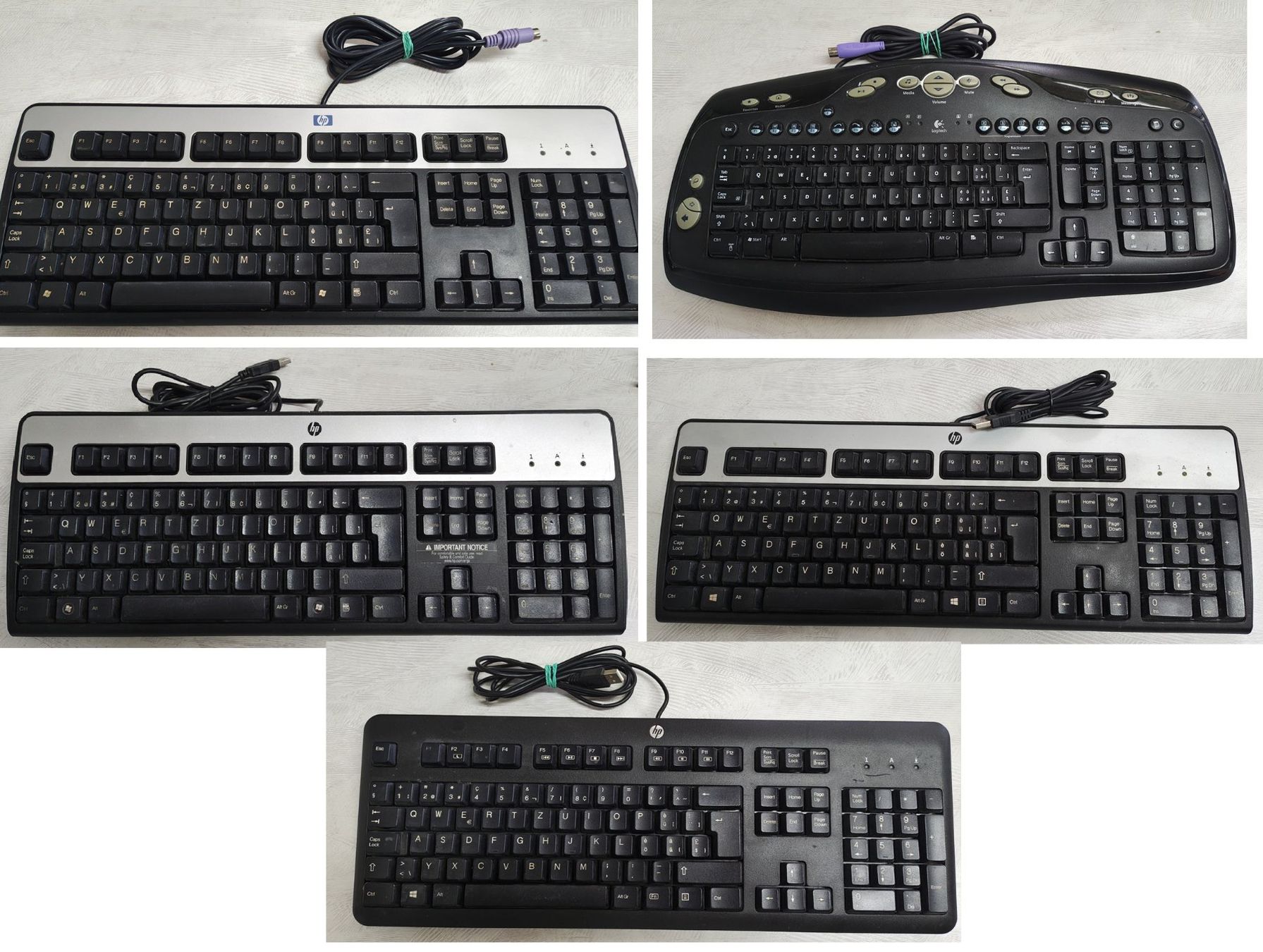 Hewlett Packard Tastiere: 5 Stück Tastatur – Usato da Uerkheim venduto da Justi.y