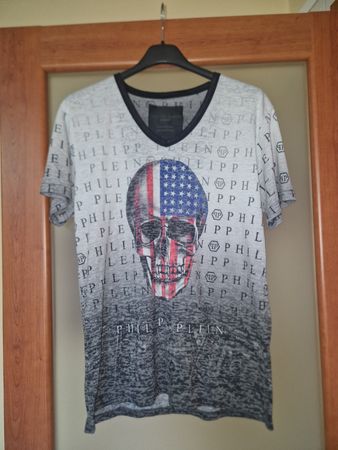 Philipp Plein T-Shirt Skull USA Grösse 2XL guter Zustand.
