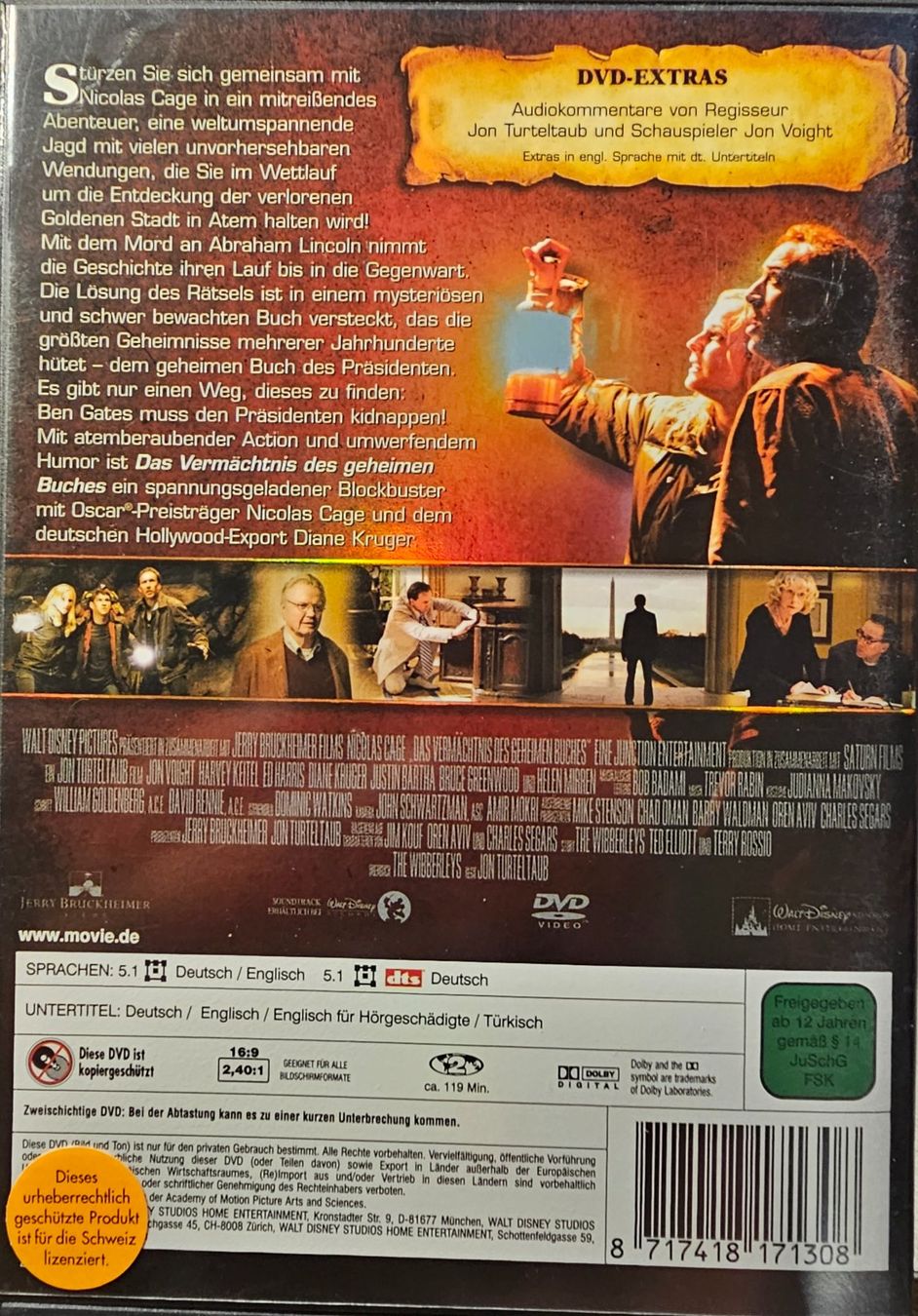 Alle DVDs: National Treasure 2 – Gebraucht aus Wahlen b. Laufen von Cg10 1