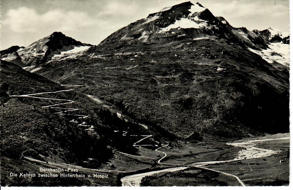 Cartoline postali: Bernhardin Pass 1948 – Usato da Hochdorf venduto da Ziegel-16