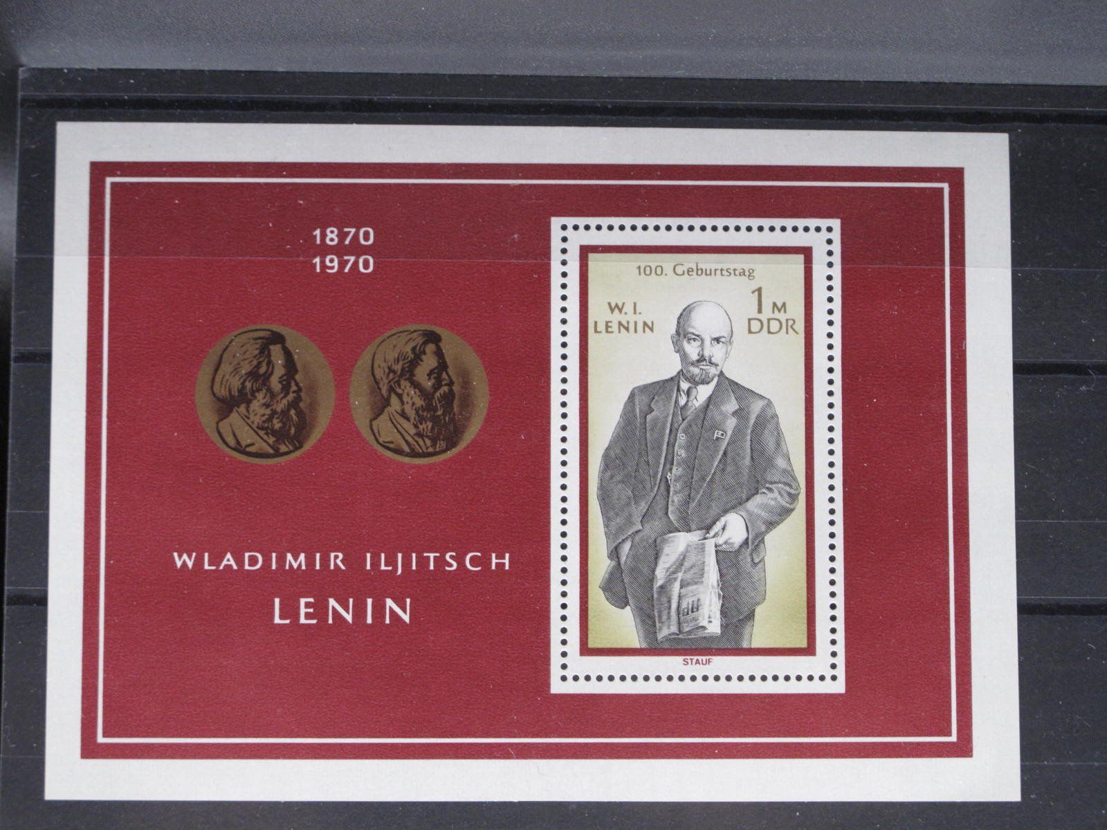 Tutti i francobolli: DDR 1970 Lenin  Block 31 ** – Usato da Wil SG venduto da fva01