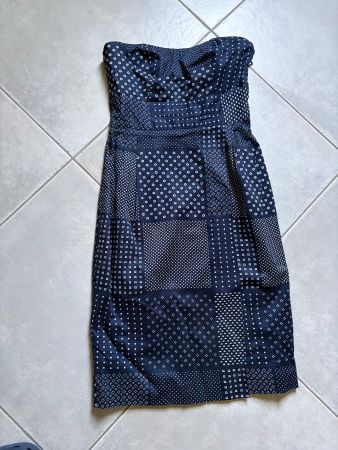 Robe bustier Tommy Hilfiger bleu imprimé taille S