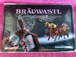 Bräuwastl Brauerei werbung bier pferd