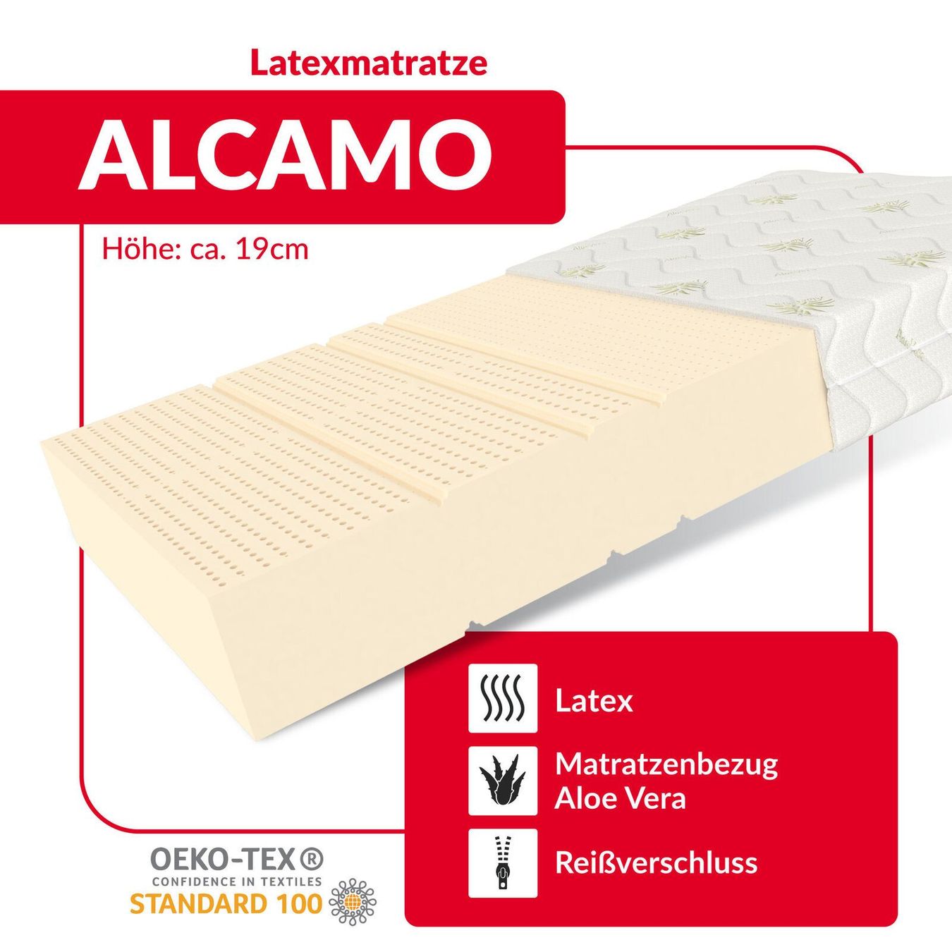 Materassi: Matratze ALCAMO - H2 - 19cm - 180x200 – Nuovo e nell'imballaggio originale da Wallenwil venduto da toesstal-vertrieb 5