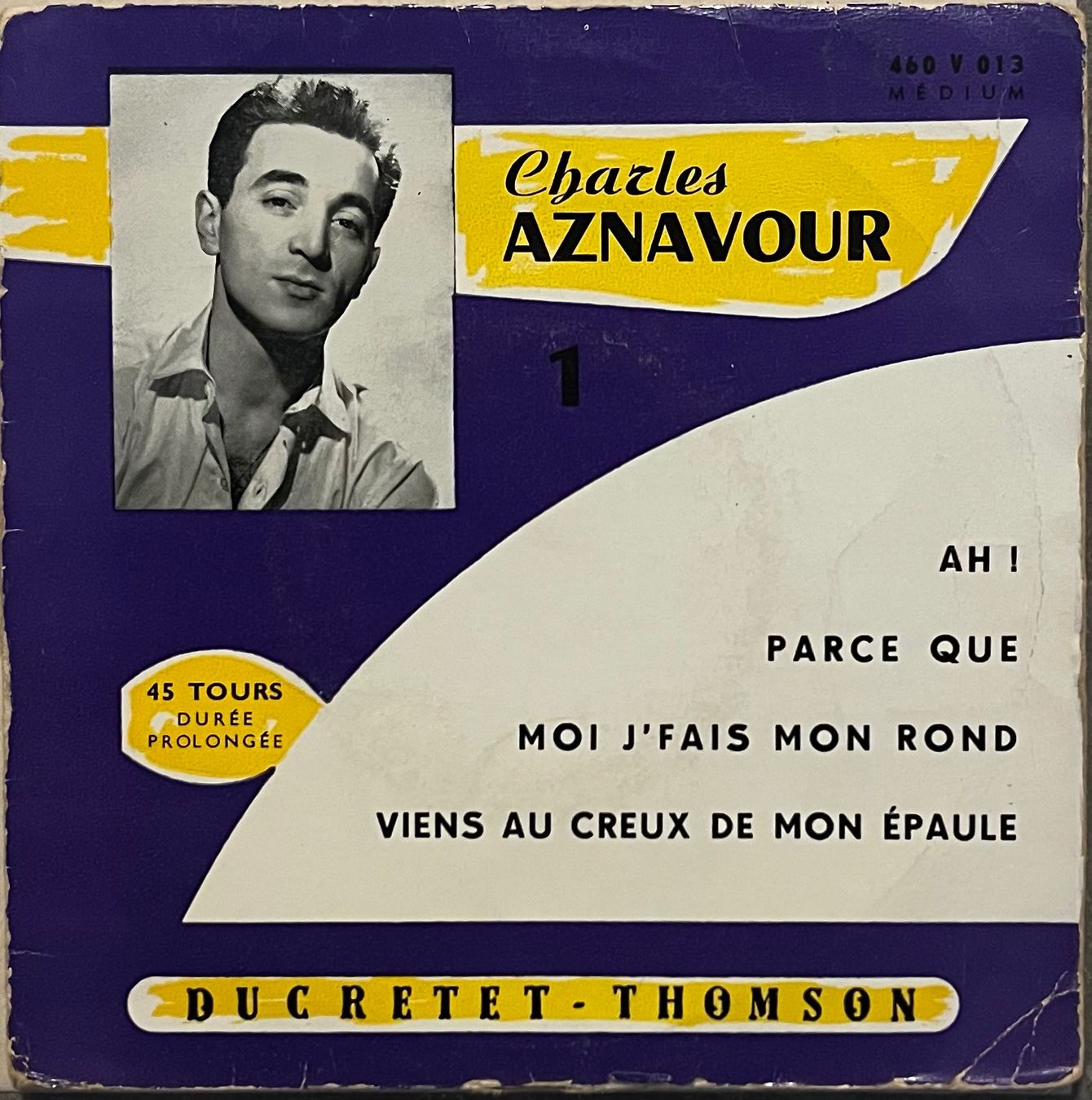Dischi in vinile: CHARLES AZNAVOUR - 1 - AH ! – Usato da Bussigny venduto da vinyl-pas-cher