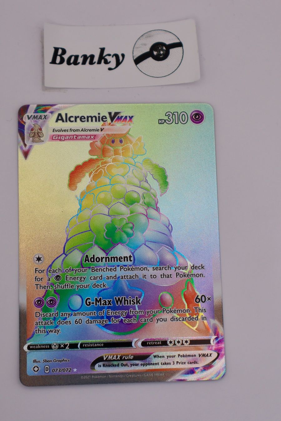 Pokémon Carte collezionabili: Pokemon Alcremie Vmax EN – Usato da Biel-Benken BL venduto da Banky