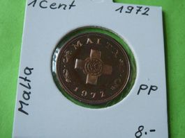 Malta 1972, 1 Cent   PP