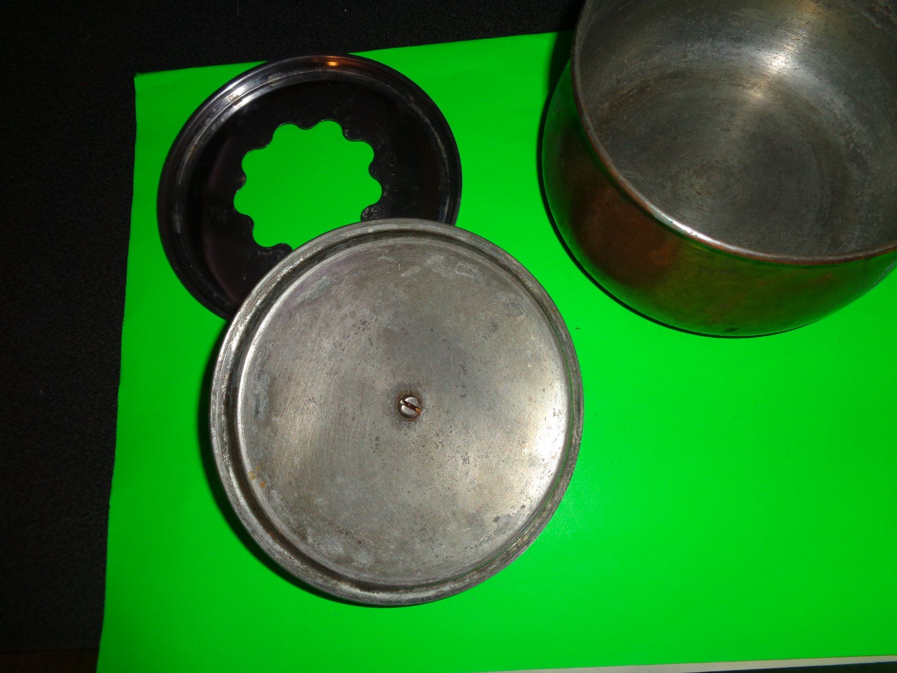 Pfannen: Kupferpfanne mit Einsatz, Vintage, retro Look – Gebraucht aus Termen von Zofingia01 4
