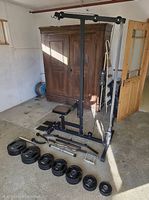 Latzug plus griffe & 80 kg Gewichtsscheiben 50 mm
