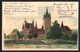 Litho Zürich, Blick zum Landesmuseum