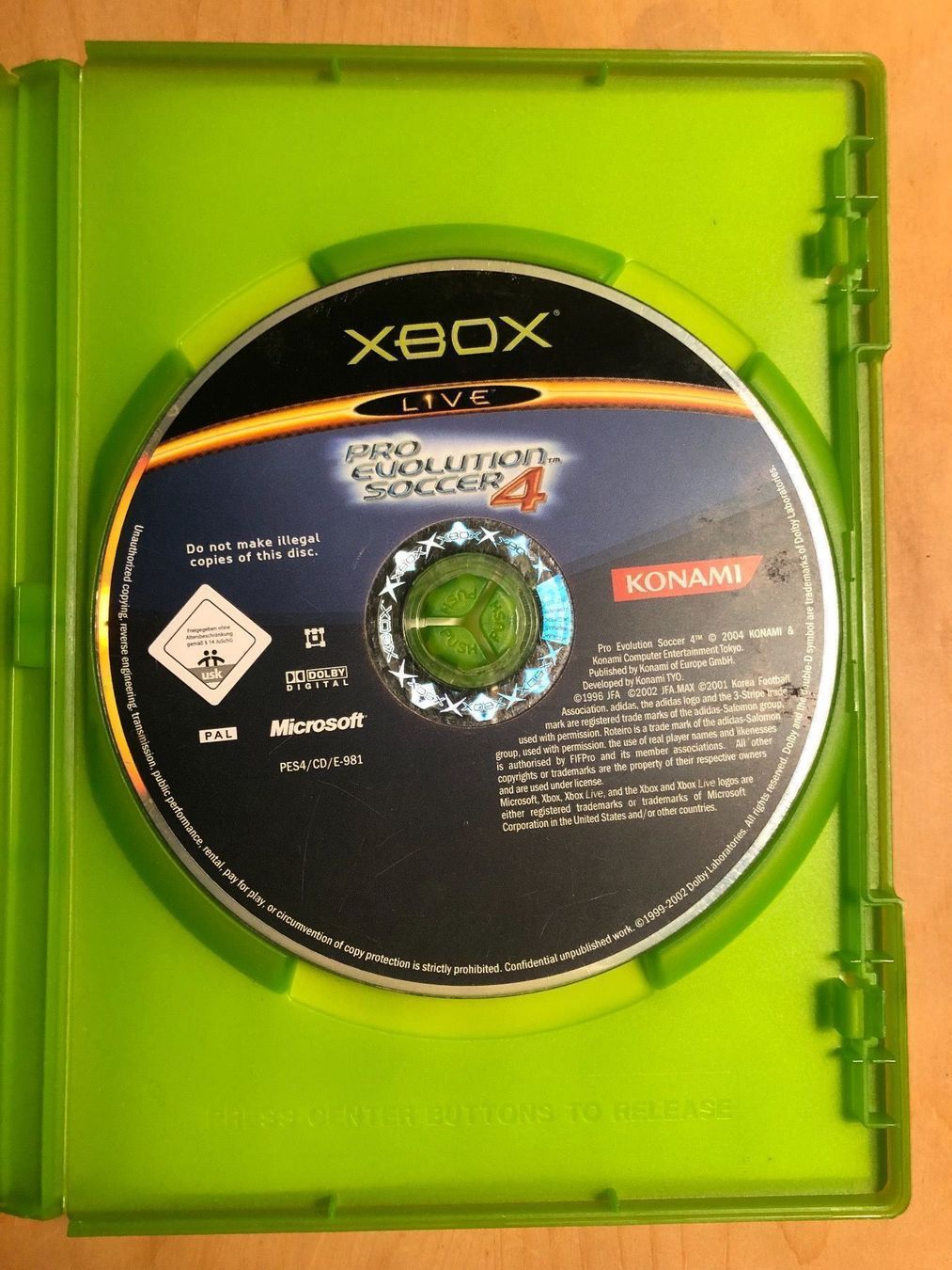 Microsoft Giochi: Pro Evolution Soccer 4 für Xbox – Usato da Kestenholz venduto da Mad18 2