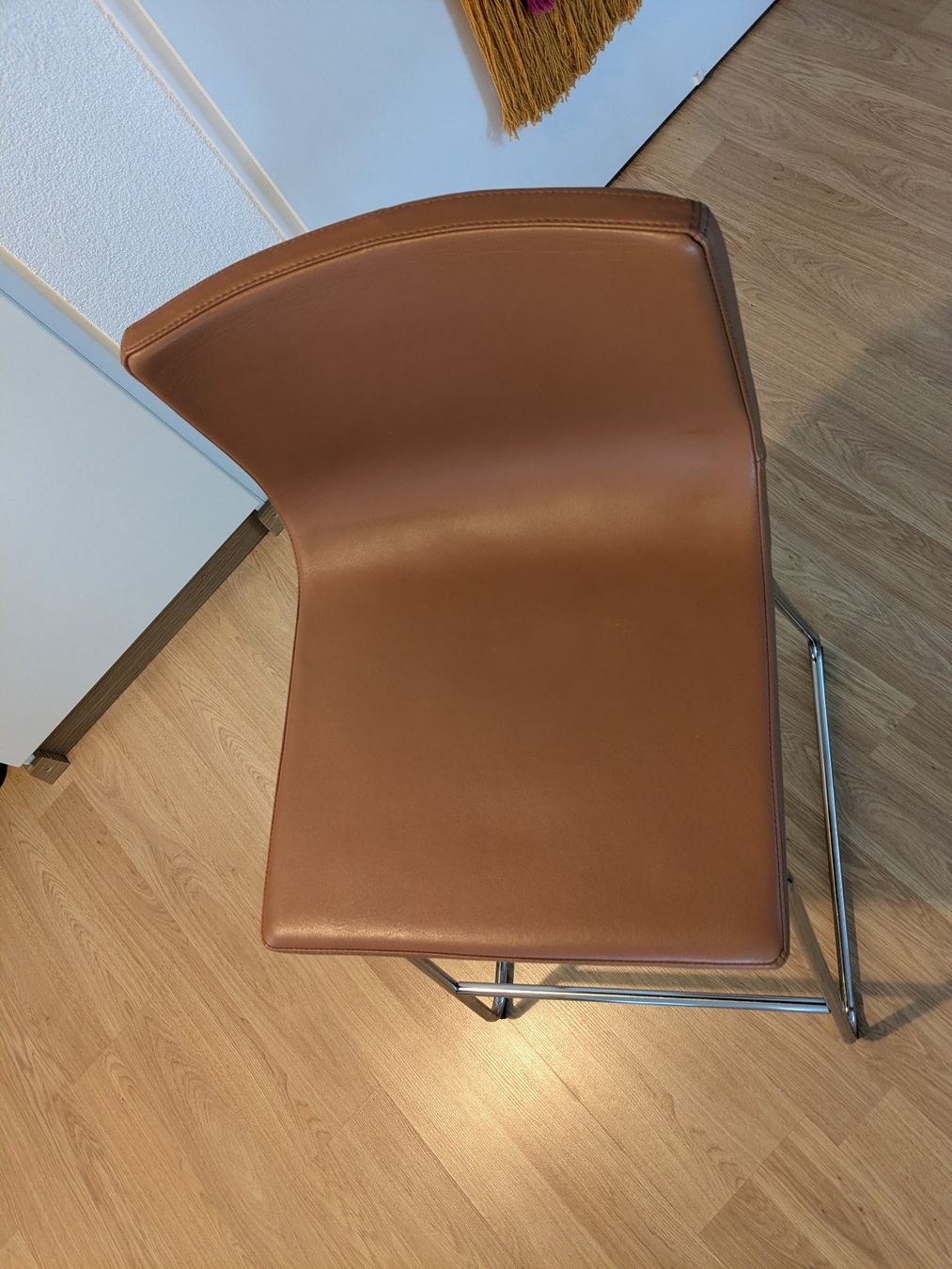 Ikea Hocker: 2 IKEA Bernhard Barhocker mit Lehne, leder/goldbraun – Gebraucht aus Zürich von cclsn 3